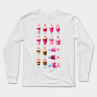 Cherry Ice Cream Long Sleeve T-Shirt